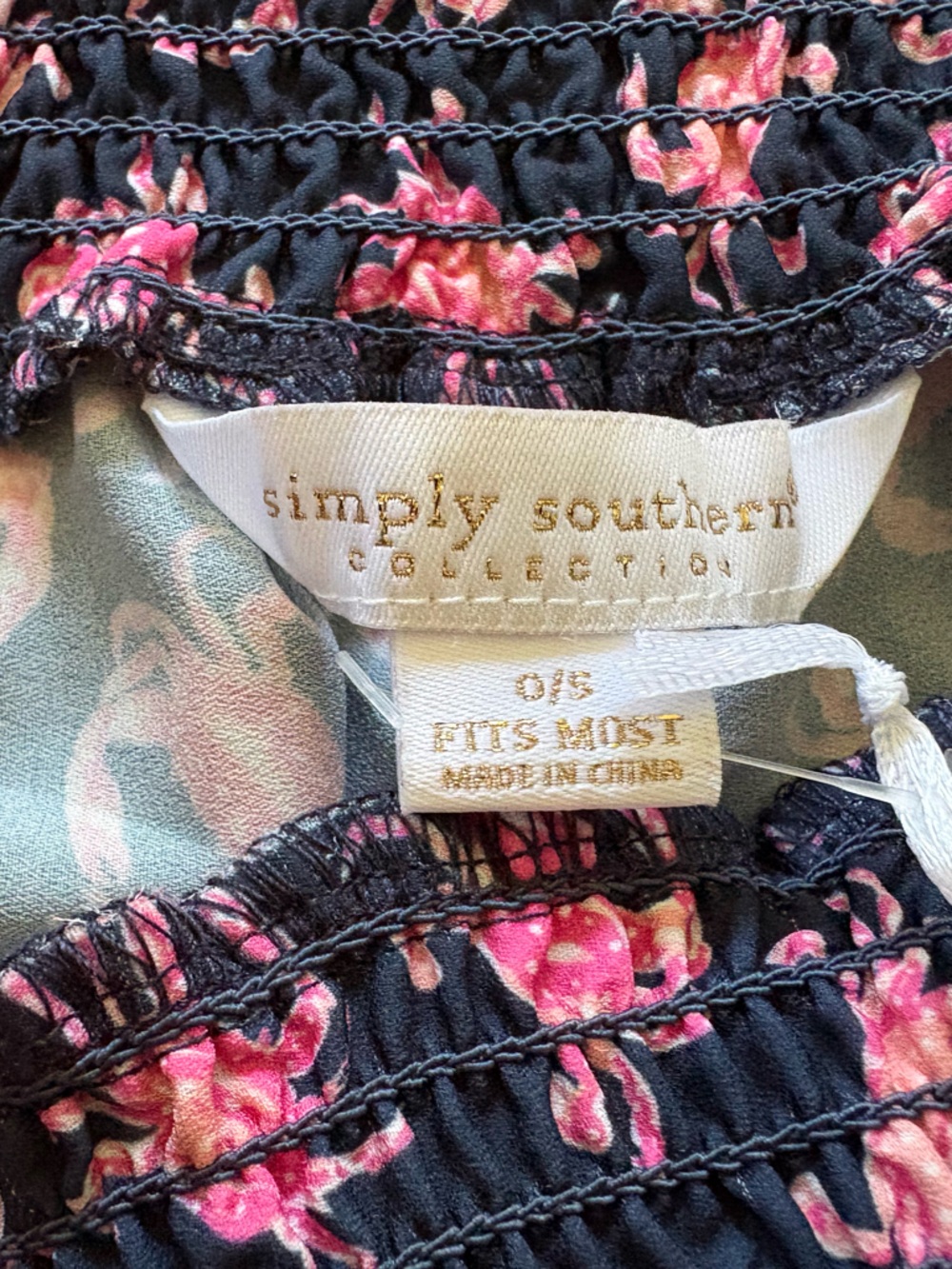 Simply Southern Navy Shorts with the Cutest Pink Crab Print and Ruffle - Picture 6 of 7